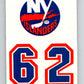 1985-86 Topps Sticker Inserts #32A New York Islanders/62 V52859 Image 1