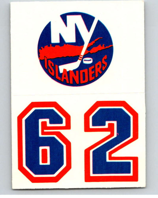 1985-86 Topps Sticker Inserts #32A New York Islanders/62 V52859 Image 1