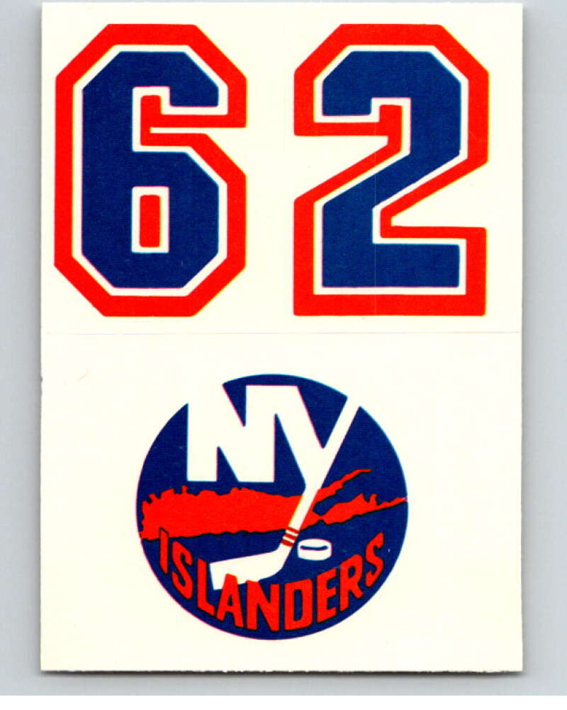 1985-86 Topps Sticker Inserts #32B 62/New York Islanders V52860 Image 1