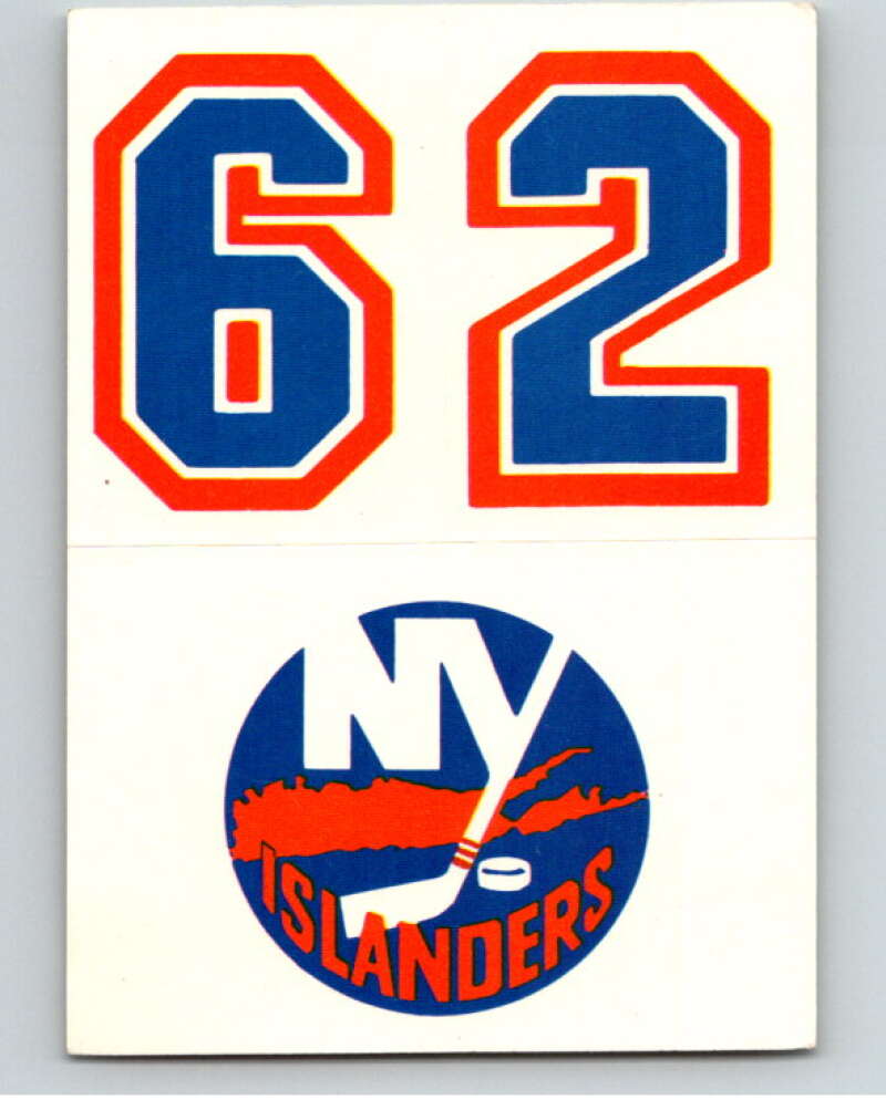 1985-86 Topps Sticker Inserts #32B 62/New York Islanders V52861 Image 1