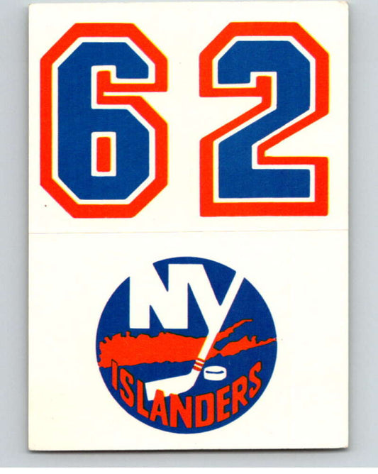 1985-86 Topps Sticker Inserts #32B 62/New York Islanders   V52861 Image 1