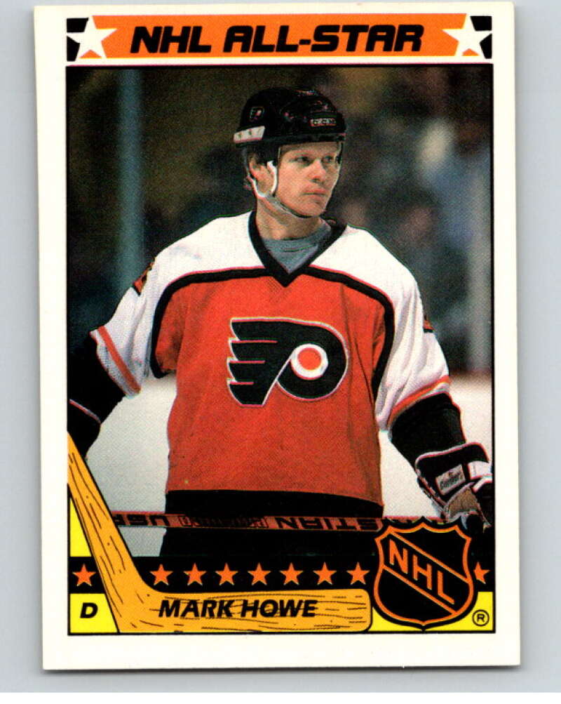 1987-88 Topps Stickers #3 Mark Howe Philadelphia Flyers V52869 Image 1