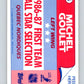 1987-88 Topps Stickers #6 Michel Goulet  Quebec Nordiques  V52875 Image 2