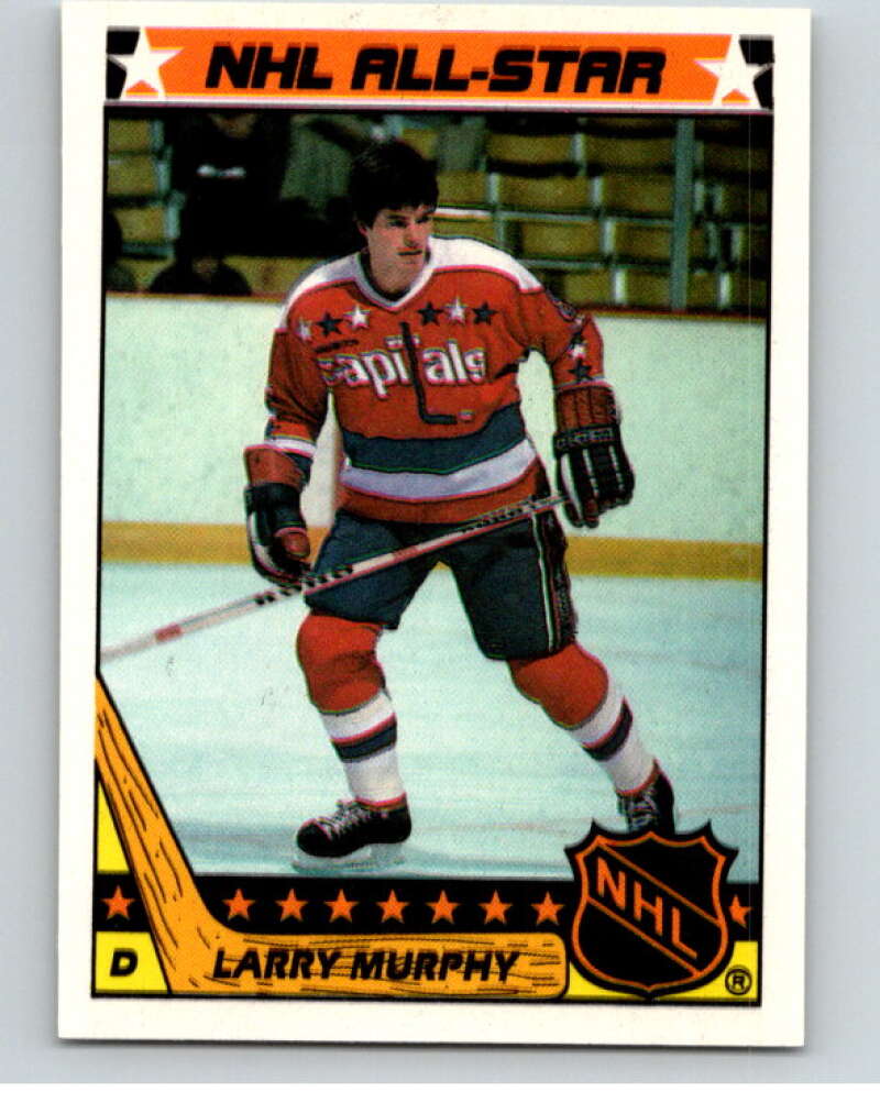 1987-88 Topps Stickers #7 Larry Murphy Washington Capitals V52878 Image 1