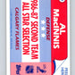 1987-88 Topps Stickers #9 Al MacInnis  Calgary Flames  V52881 Image 2