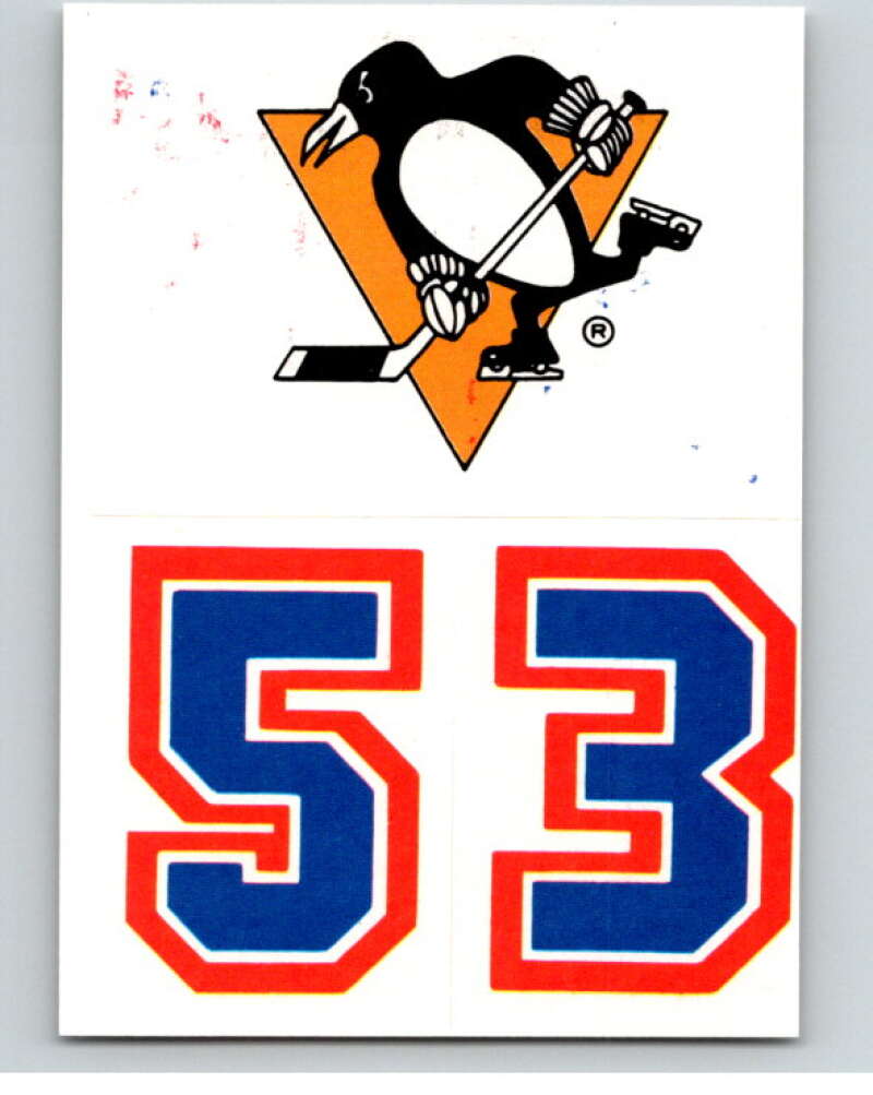 1987-88 Topps Stickers #16 Pittsburgh Penguins V52894 Image 1