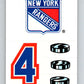 1987-88 Topps Stickers #17 New York Rangers   V52896 Image 1