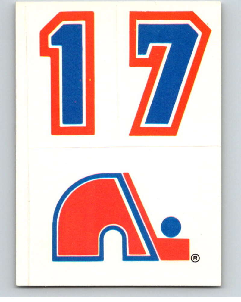 1987-88 Topps Stickers #20 Quebec Nordiques V52904 Image 1