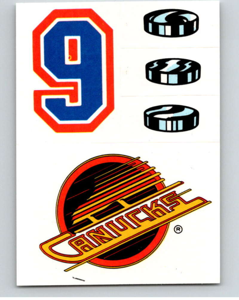 1987-88 Topps Stickers #24 Vancouver Canucks V52913 Image 1