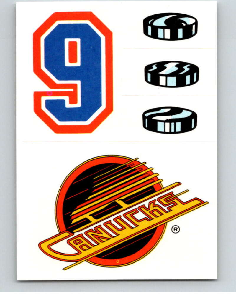 1987-88 Topps Stickers #24 Vancouver Canucks V52914 Image 1