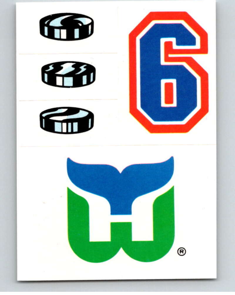 1987-88 Topps Stickers #25 Hartford Whalers V52915 Image 1
