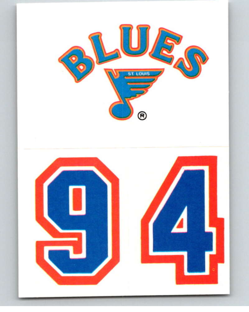 1987-88 Topps Stickers #28 St. Louis Blues V52923 Image 1