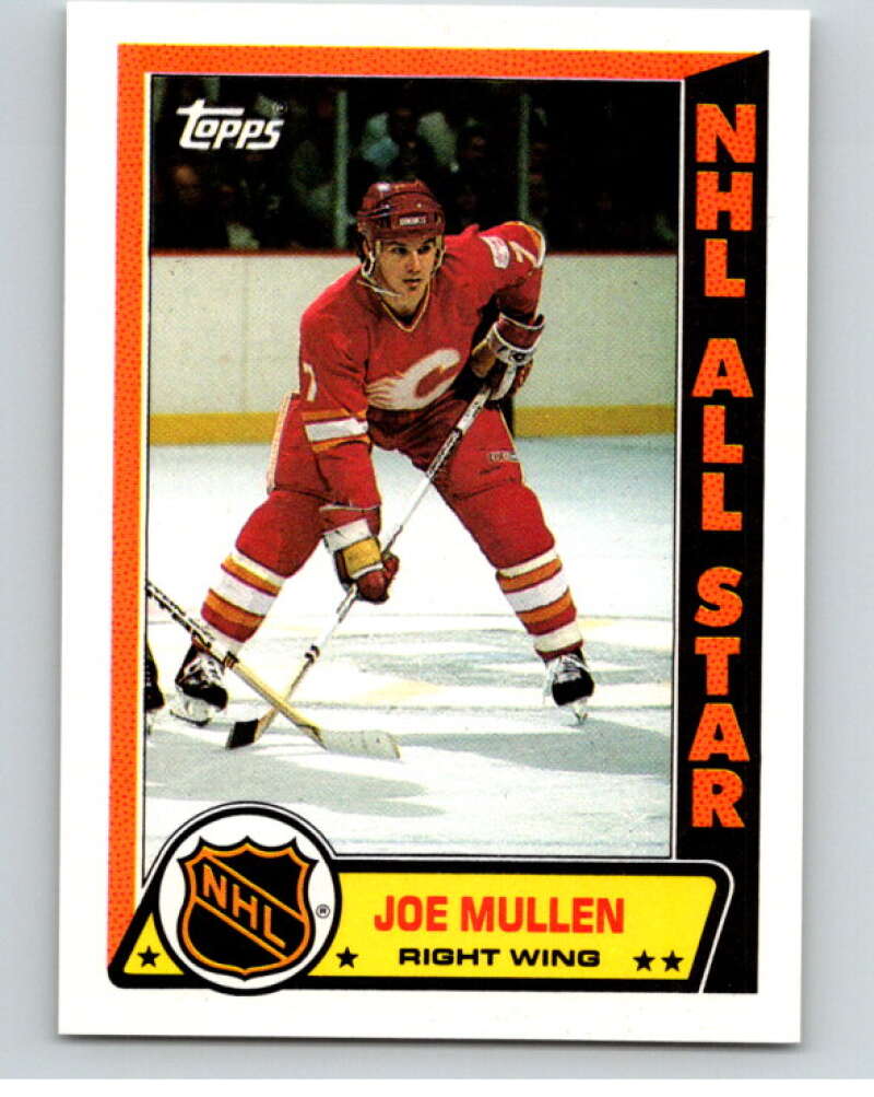 1989-90 Topps Stickers #5 Joe Mullen Calgary Flames V52951 Image 1