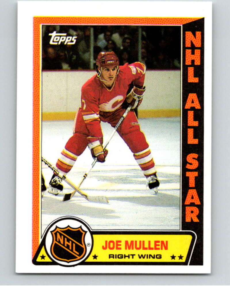 1989-90 Topps Stickers #5 Joe Mullen Calgary Flames V52952 Image 1
