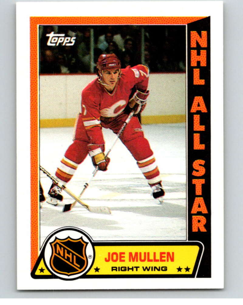 1989-90 Topps Stickers #5 Joe Mullen Calgary Flames V52953 Image 1
