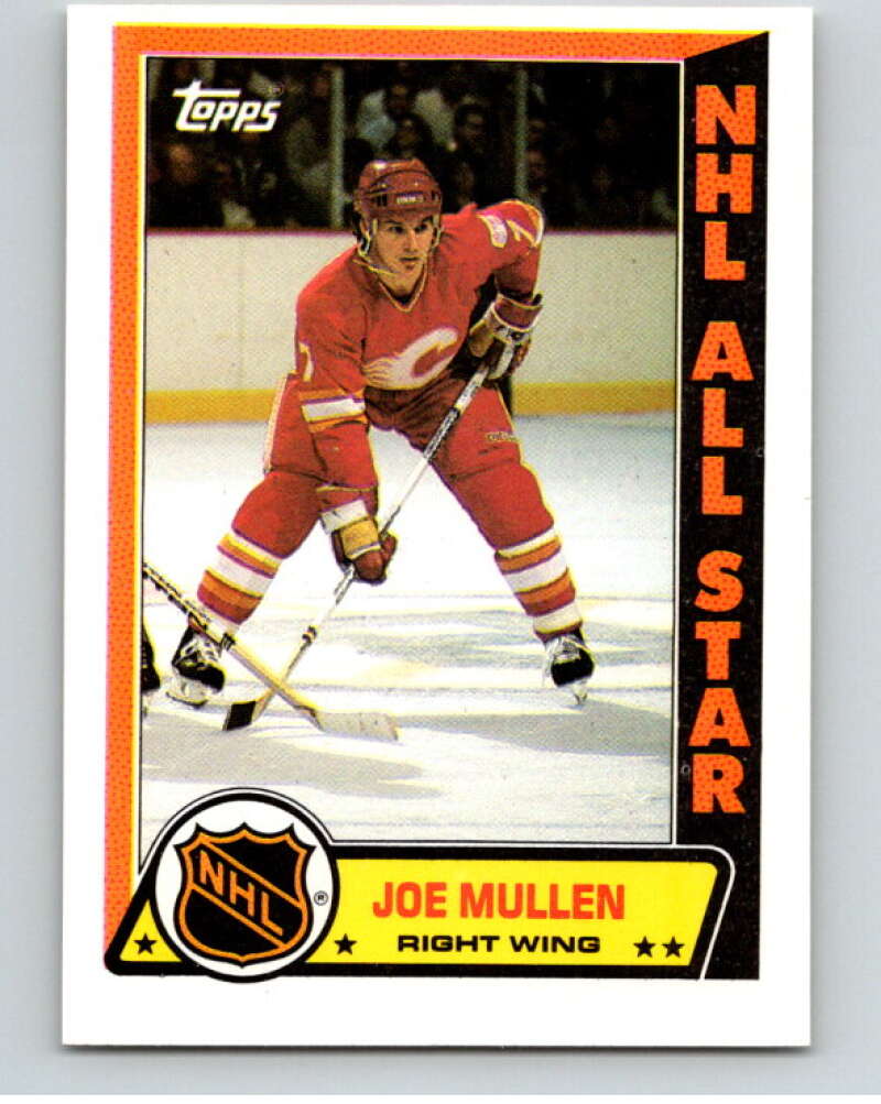 1989-90 Topps Stickers #5 Joe Mullen Calgary Flames V52954 Image 1