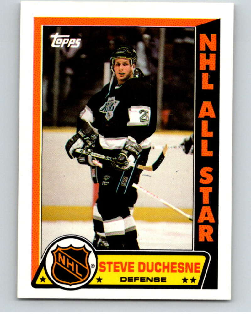 1989-90 Topps Stickers #10 Steve Duchesne Los Angeles Kings V52973 Image 1