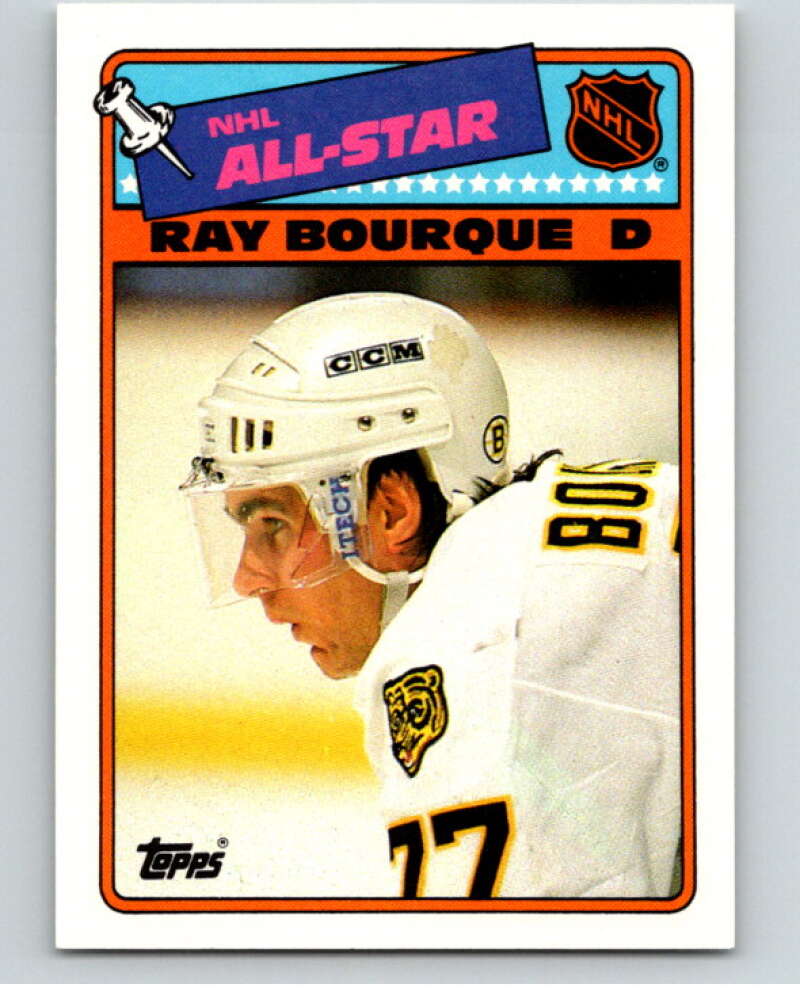 1988-89 Topps Stickers #5 Ray Bourque Boston Bruins V53020 Image 1
