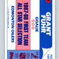 1988-89 Topps Stickers #6 Grant Fuhr  Edmonton Oilers  V53023 Image 2