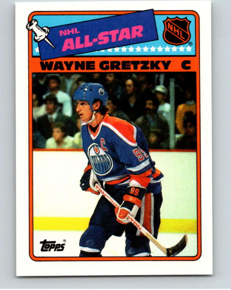 1988-89 Topps Stickers #8 Wayne Gretzky Edmonton Oilers V53030 Image 1