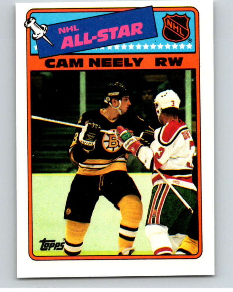 1988-89 Topps Stickers #9 Cam Neely Boston Bruins V53033 Image 1