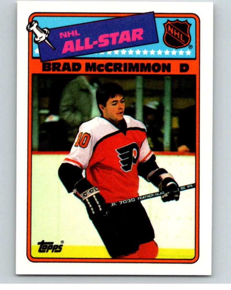 1988-89 Topps Stickers #10 Brad McCrimmon Calgary Flames V53034 Image 1