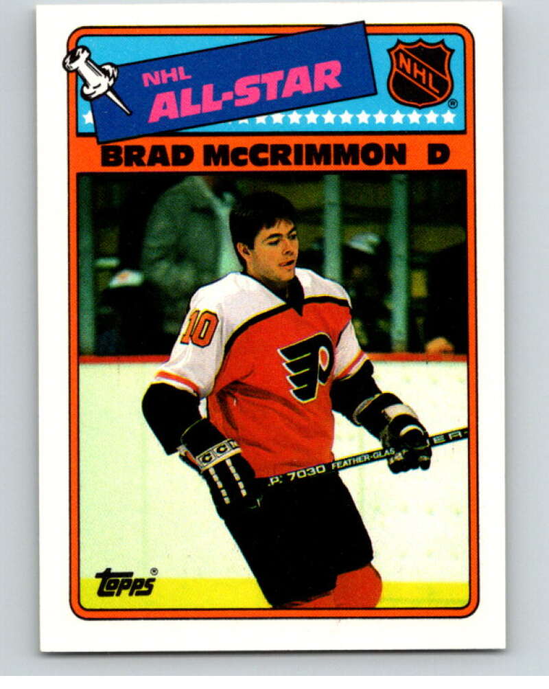 1988-89 Topps Stickers #10 Brad McCrimmon Calgary Flames V53036 Image 1