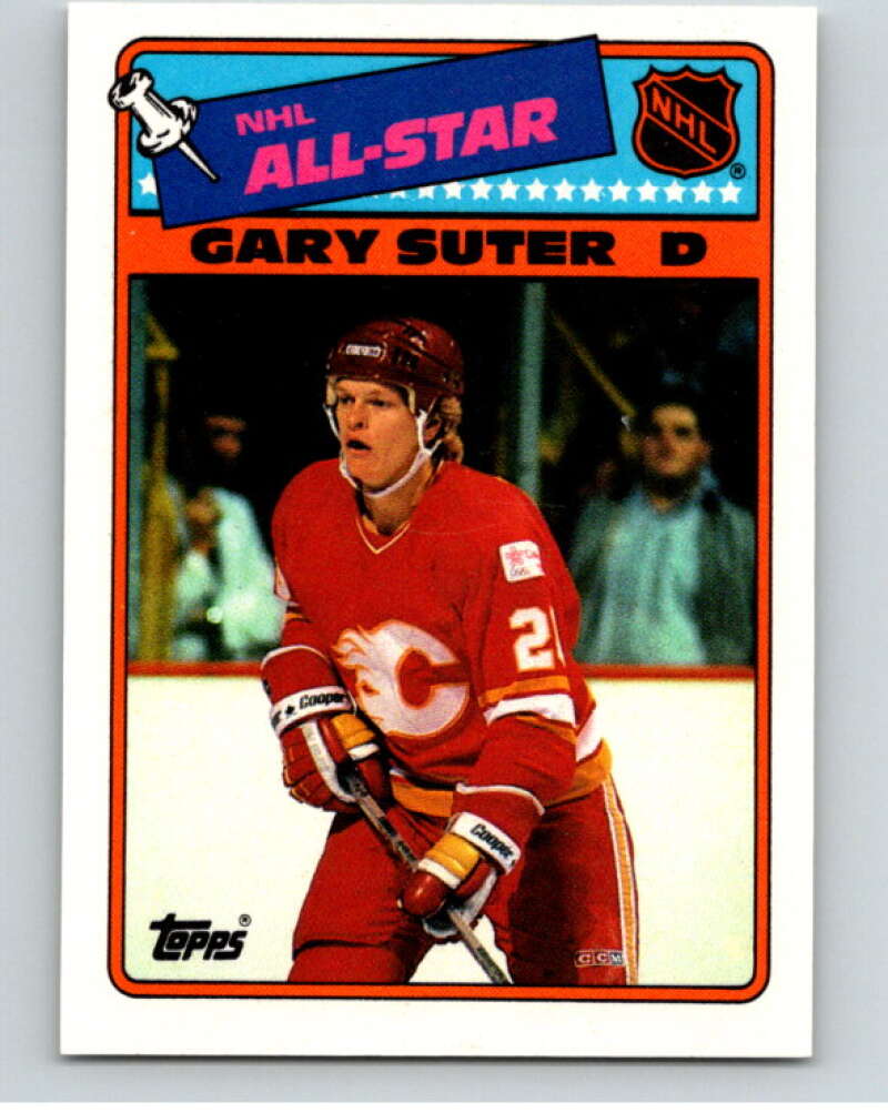 1988-89 Topps Stickers #11 Gary Suter Calgary Flames V53038 Image 1