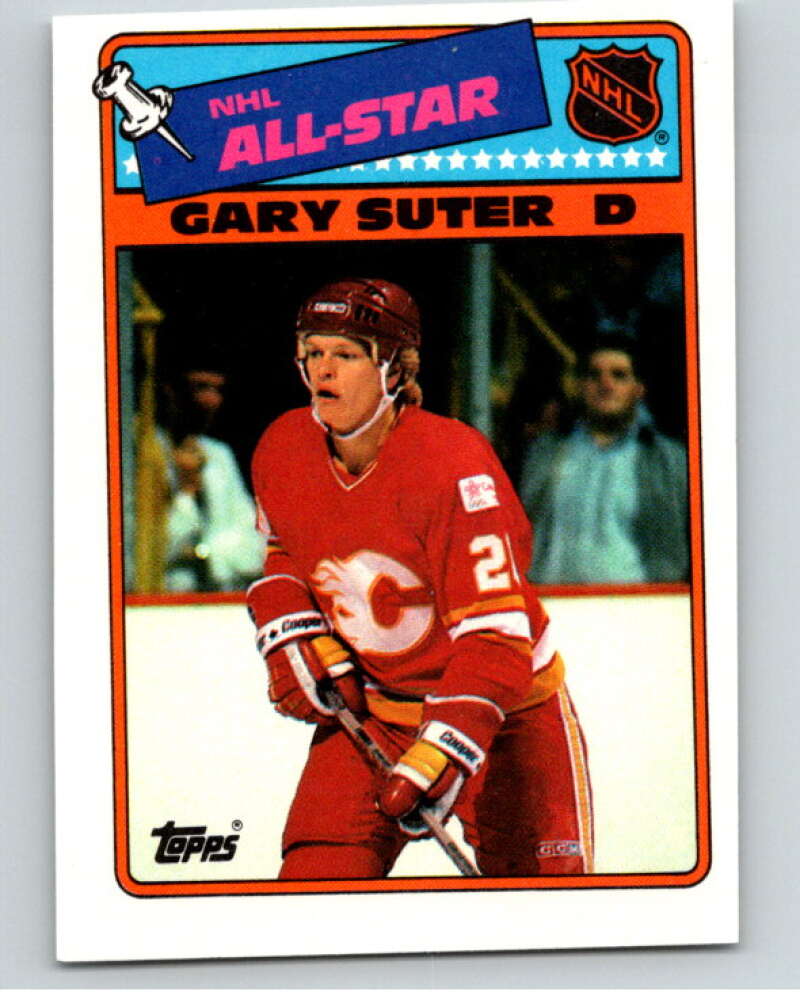 1988-89 Topps Stickers #11 Gary Suter Calgary Flames V53039 Image 1