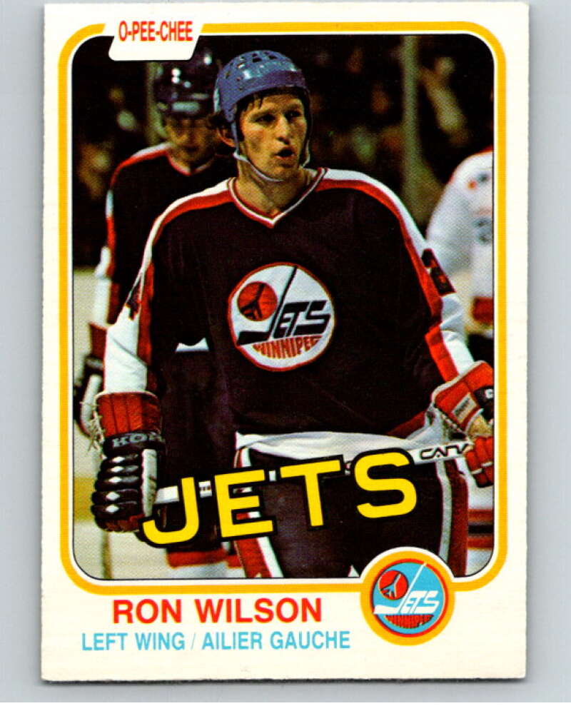1981-82 O-Pee-Chee #377 Ron Wilson Winnipeg Jets V53064 Image 1