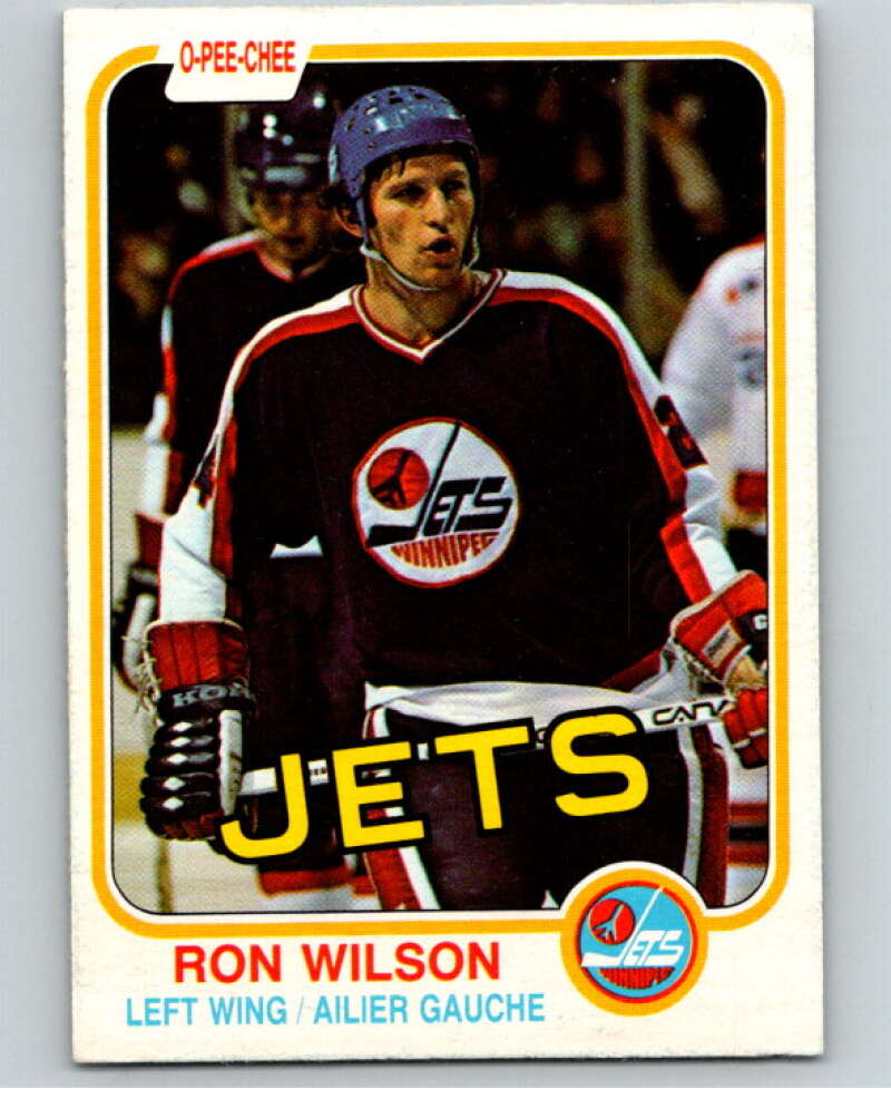 1981-82 O-Pee-Chee #377 Ron Wilson Winnipeg Jets V53065 Image 1