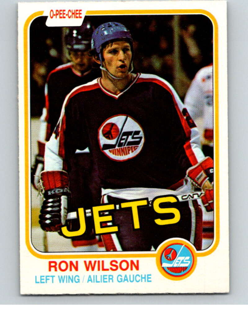 1981-82 O-Pee-Chee #377 Ron Wilson Winnipeg Jets V53070 Image 1