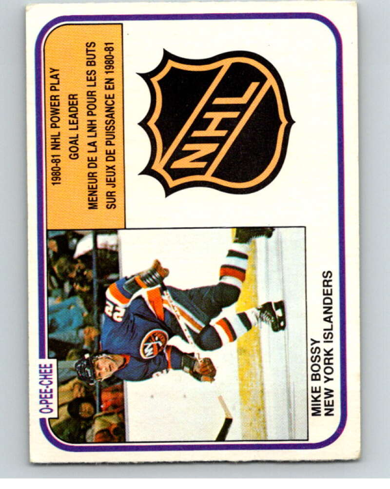 1981-82 O-Pee-Chee #386 Mike Bossy LL New York Islanders V53119 Image 1