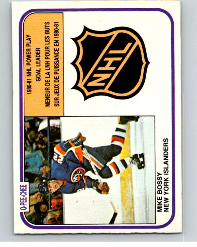 1981-82 O-Pee-Chee #386 Mike Bossy LL New York Islanders V53122 Image 1