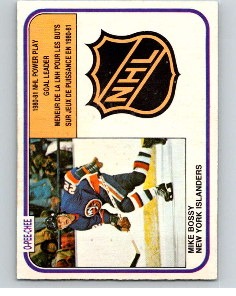 1981-82 O-Pee-Chee #386 Mike Bossy LL New York Islanders V53123 Image 1