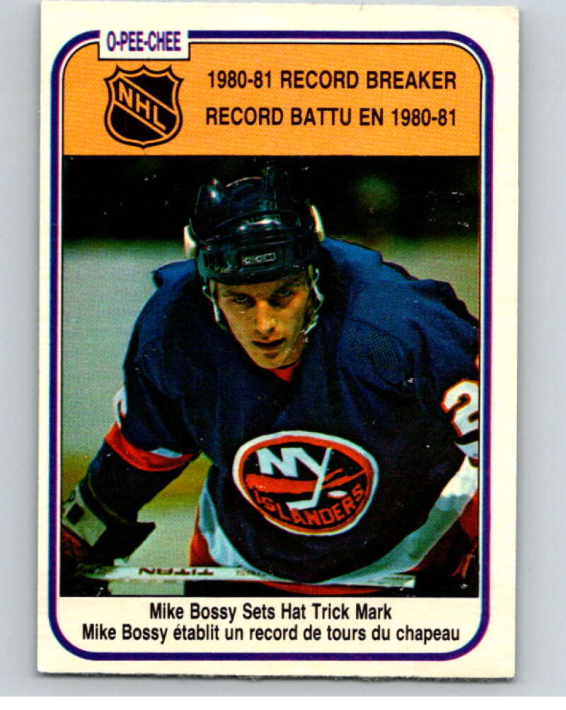 1981-82 O-Pee-Chee #390 Mike Bossy RB New York Islanders V53162 Image 1