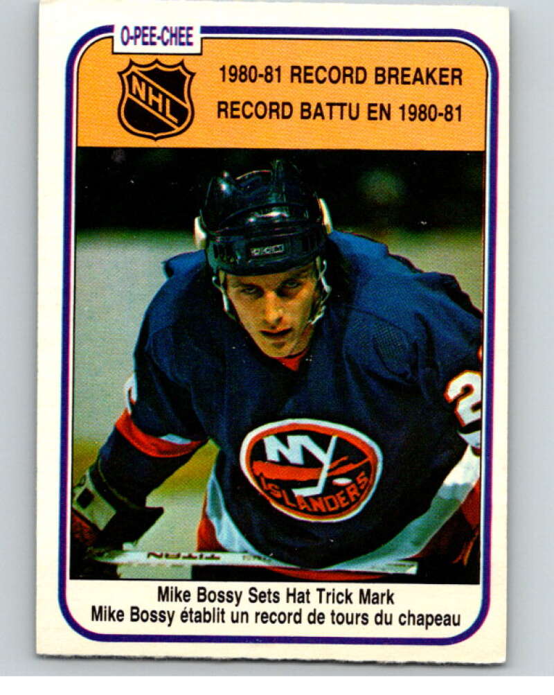 1981-82 O-Pee-Chee #390 Mike Bossy RB New York Islanders V53163 Image 1