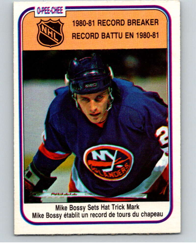 1981-82 O-Pee-Chee #390 Mike Bossy RB New York Islanders V53164 Image 1
