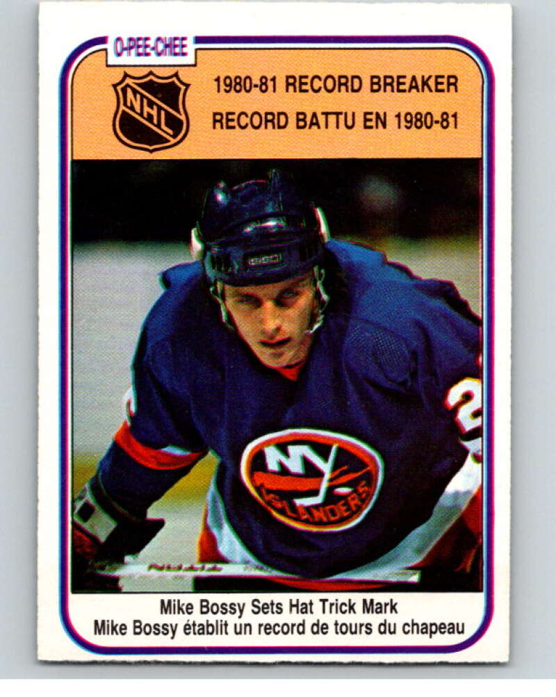 1981-82 O-Pee-Chee #390 Mike Bossy RB New York Islanders V53165 Image 1