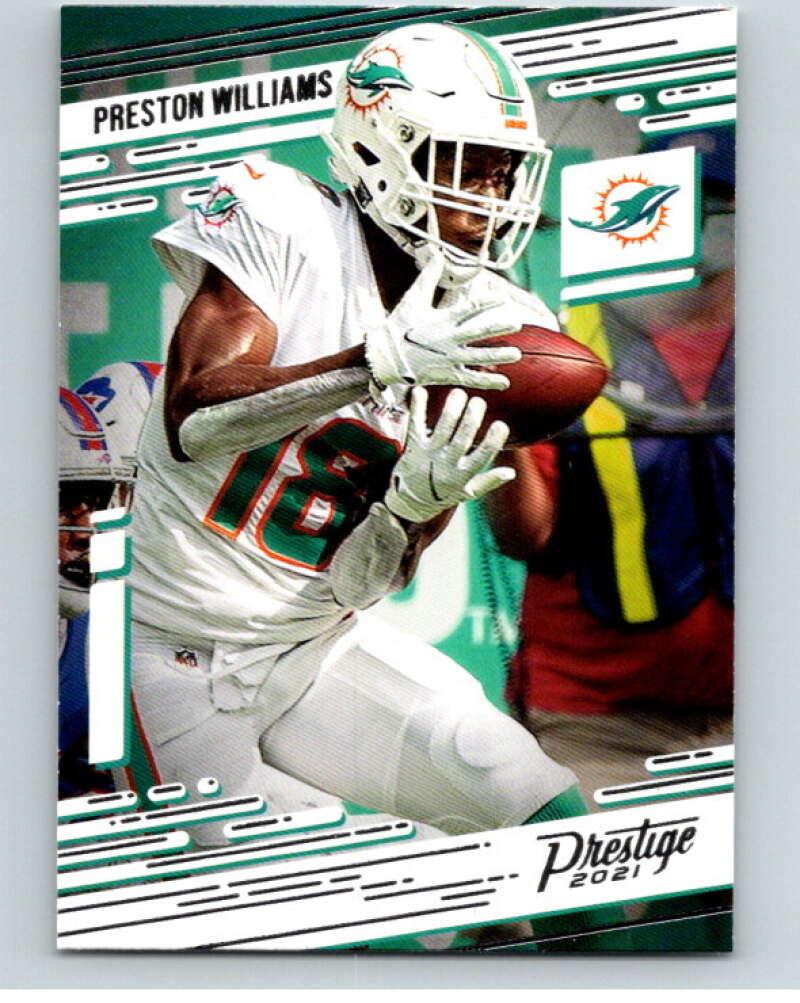 2021 Panini Prestige #64 Preston Williams Miami Dolphins V53220 Image 1
