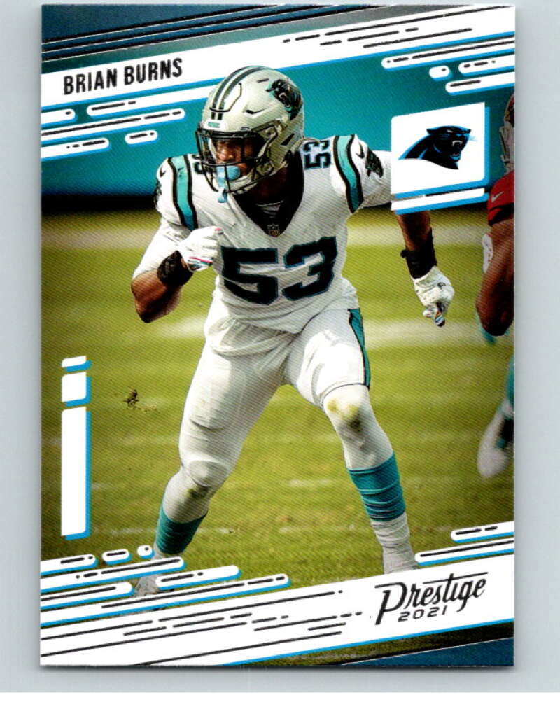 2021 Panini Prestige #79 Brian Burns Carolina Panthers V53223 Image 1
