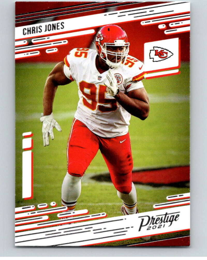 2021 Panini Prestige #93 Chris Jones Kansas City Chiefs V53226 Image 1