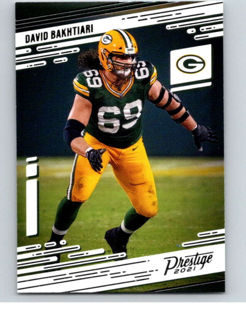 2021 Panini Prestige #102 David Bakhtiari Green Bay Packers V53228 Image 1