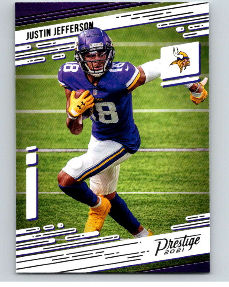 2021 Panini Prestige #157 Justin Jefferson Minnesota Vikings V53240 Image 1