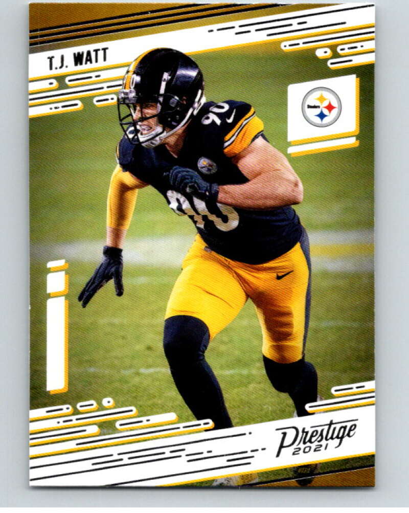 2021 Panini Prestige #172 T.J. Watt Pittsburgh Steelers V53245 Image 1