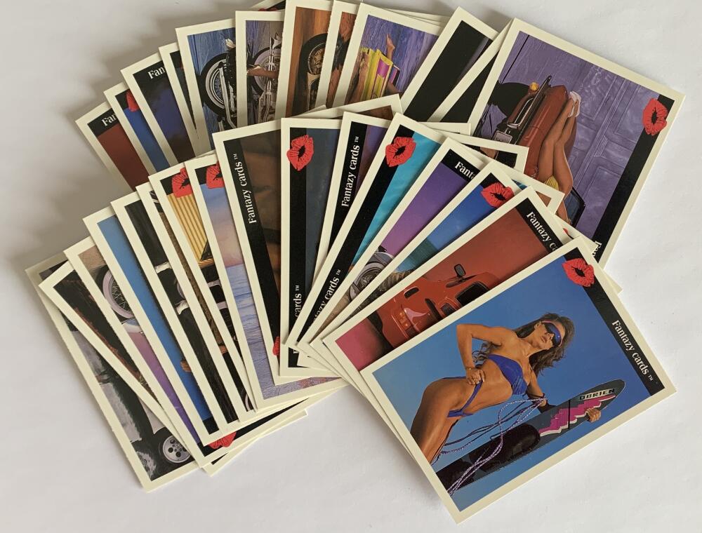 1992 Fantazy Sexy Model Trading Cards Lot of 28 - V53303 Image 1