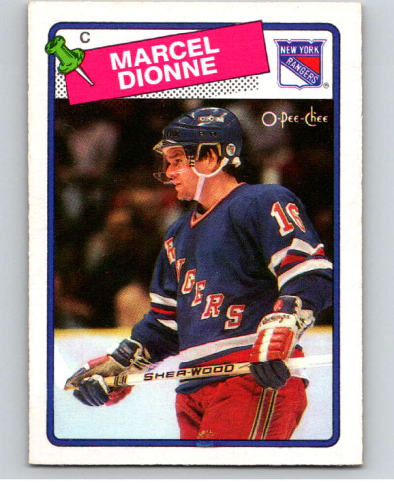 1988-89 O-Pee-Chee #13 Marcel Dionne New York Rangers V53325 Image 1