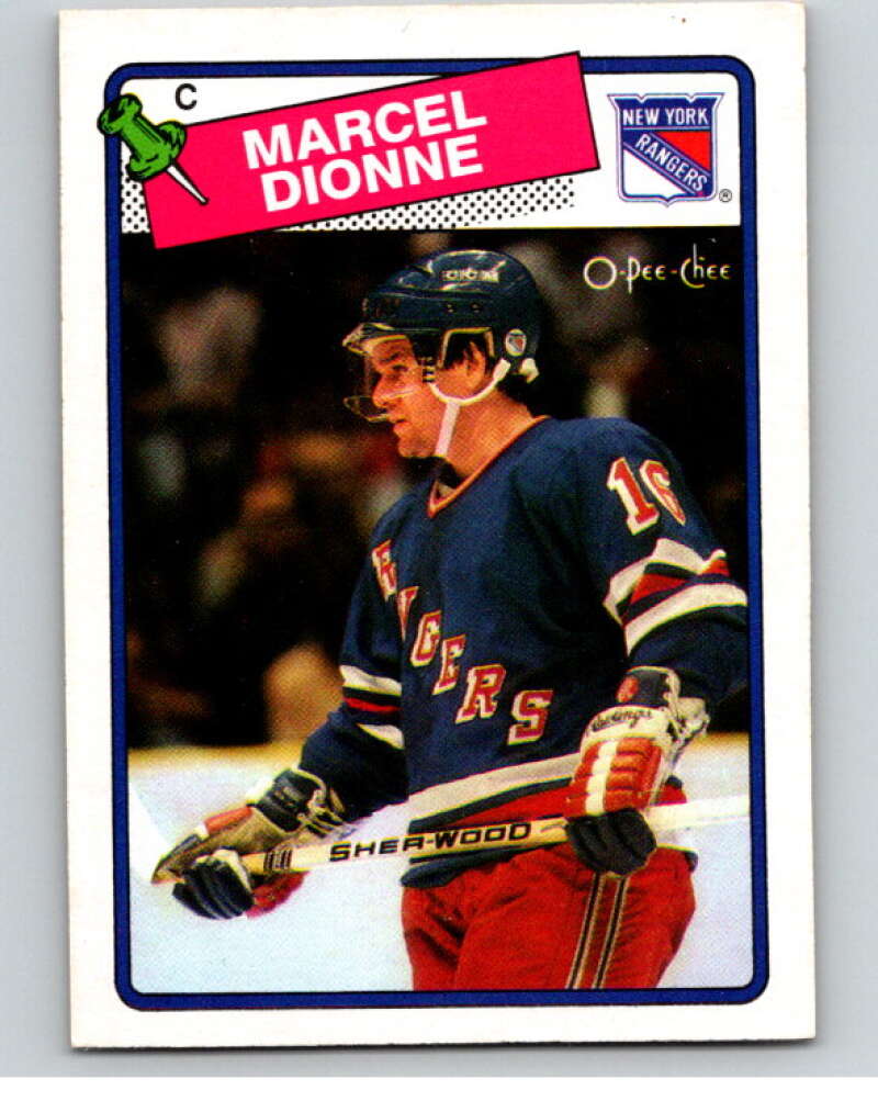 1988-89 O-Pee-Chee #13 Marcel Dionne New York Rangers V53326 Image 1