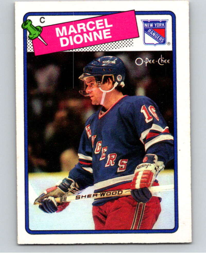 1988-89 O-Pee-Chee #13 Marcel Dionne New York Rangers V53328 Image 1