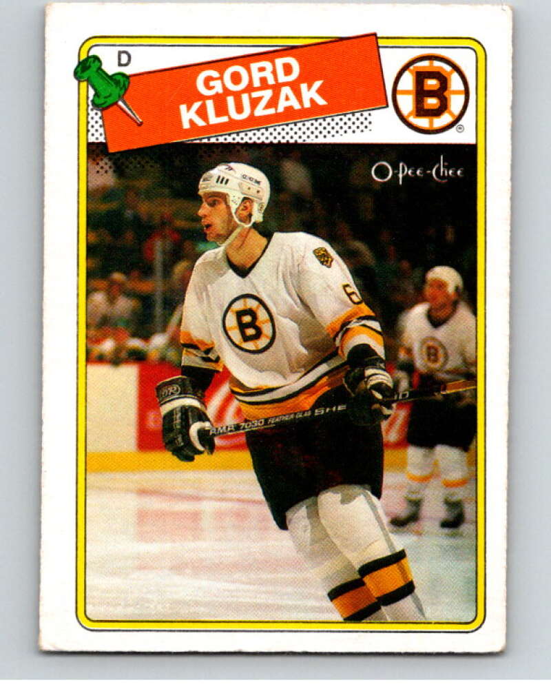 1988-89 O-Pee-Chee #23 Gord Kluzak Boston Bruins V53342 Image 1